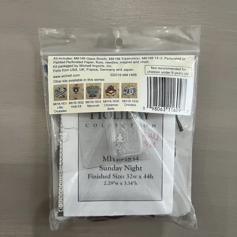 Mill Hill Glass Bead Kit MH18-1834 Sunday Night
